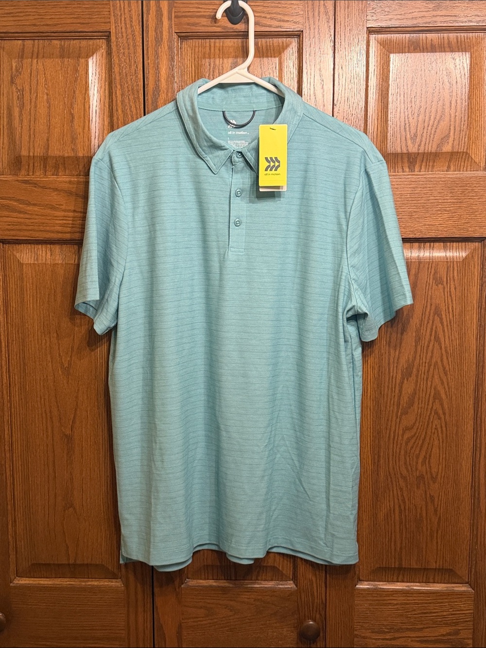 All in Motion Men’s Teal Polo Shirt